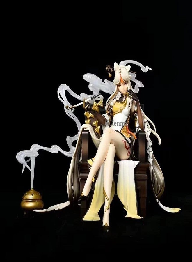 KENMA Genshin Impact Ninguang Action Figure PVC Gaming Figure Weeb Mnga Collectible Model Toy, 21 cm, 18 cm, Multi Color - Image 2